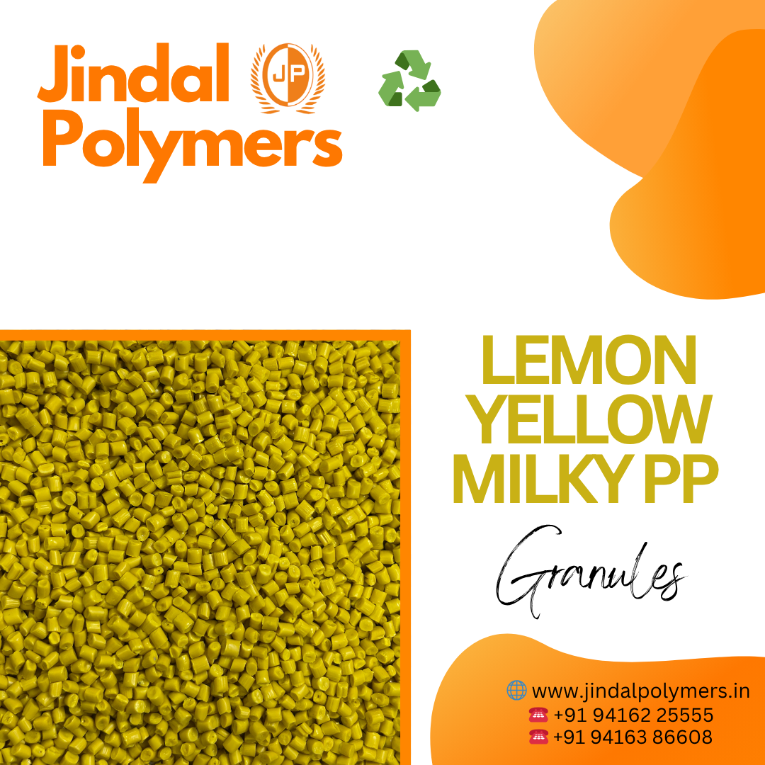 Milky Lemon Yellow PP Granules